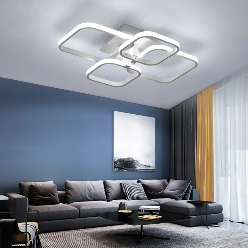 Luxuluxolight Minimalist Square LED Ceiling Light  for  Hotel  Illumination